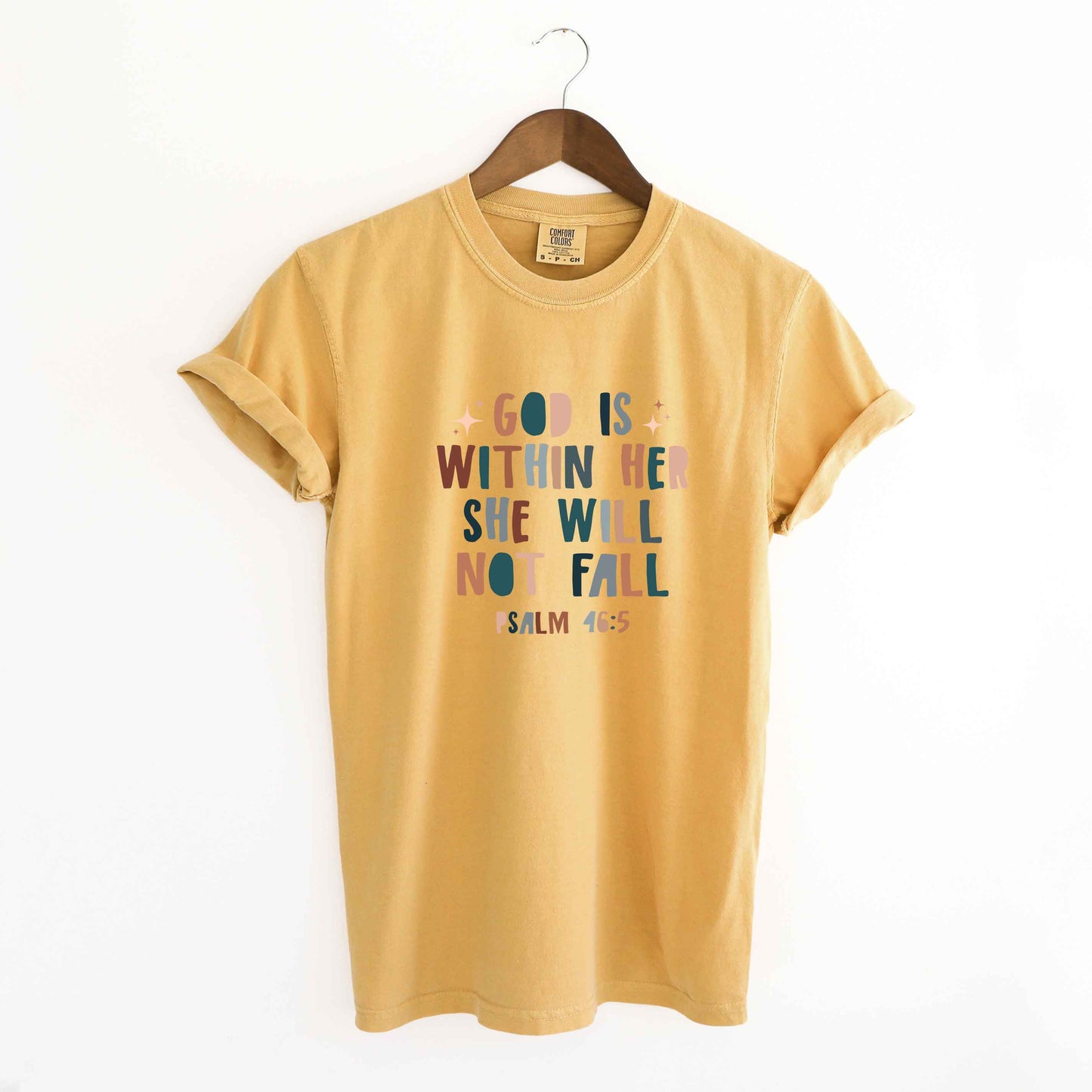 She Will Not Fall | Garment Dyed Tee