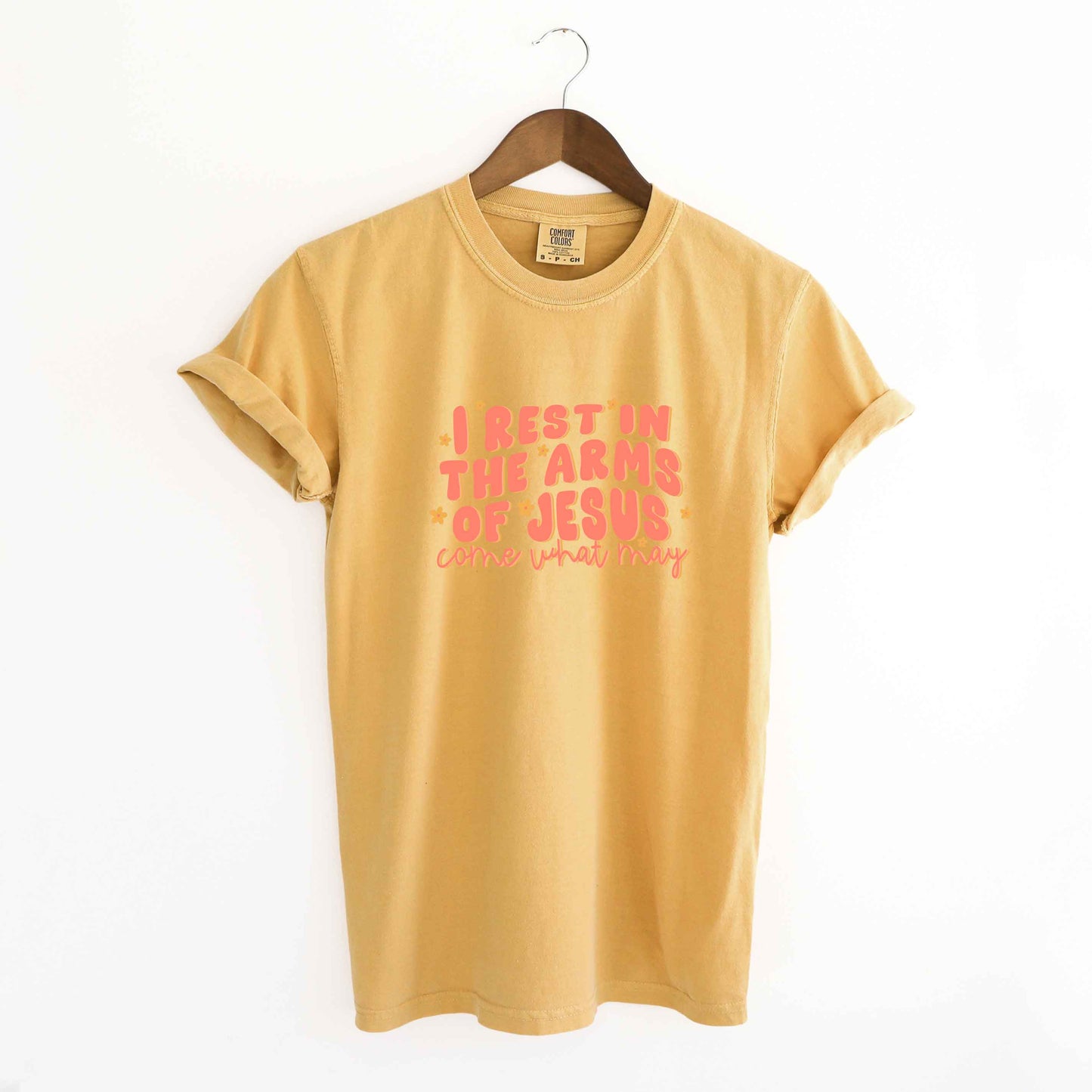 Rest Arms of Jesus | Garment Dyed Tee