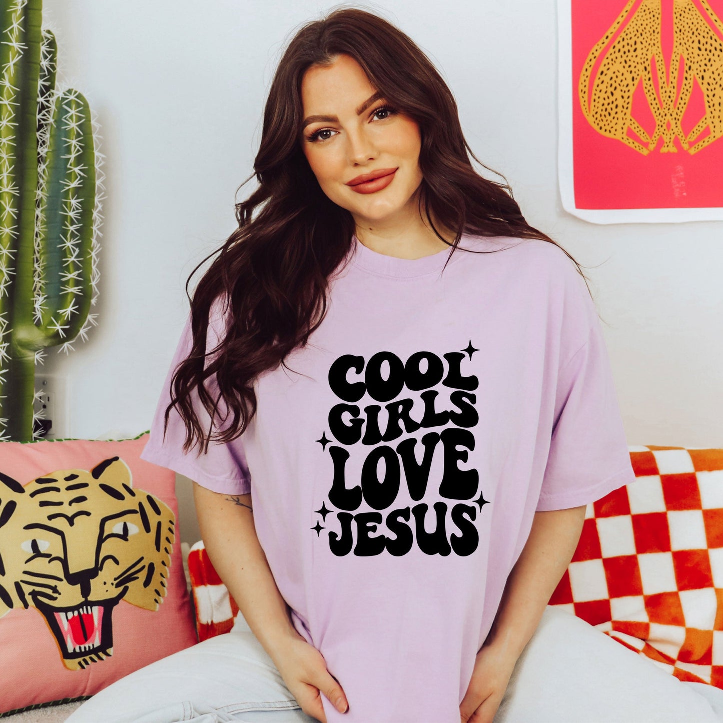 Cool Girls Love Jesus | Garment Dyed Teee