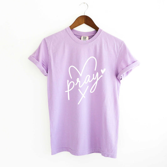 Pray Heart | Garment Dyed Tees