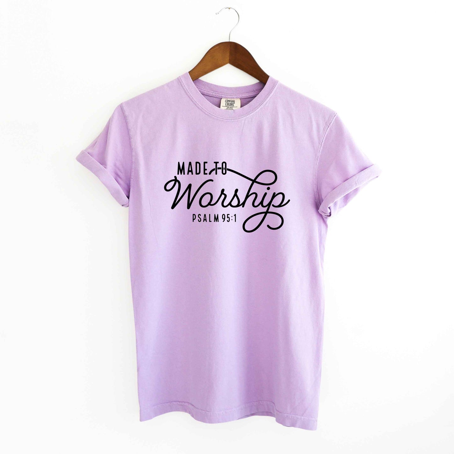 Made To Worship Scripture | Garment Dyed Tee