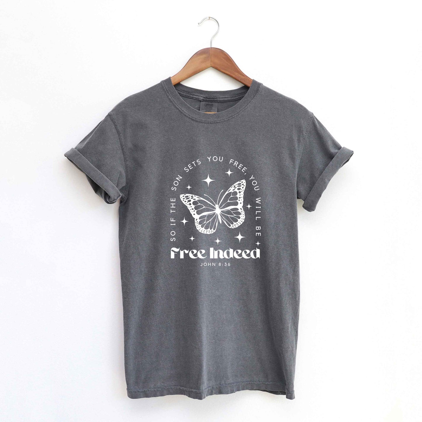 Free Indeed Butterfly | Garment Dyed Tee