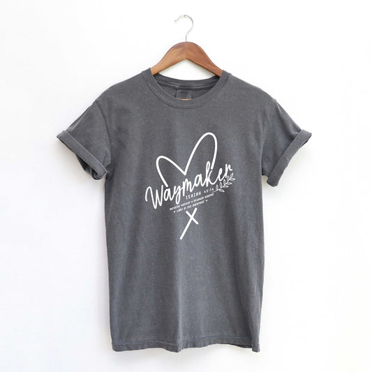 Waymaker Heart | Garment Dyed Tees