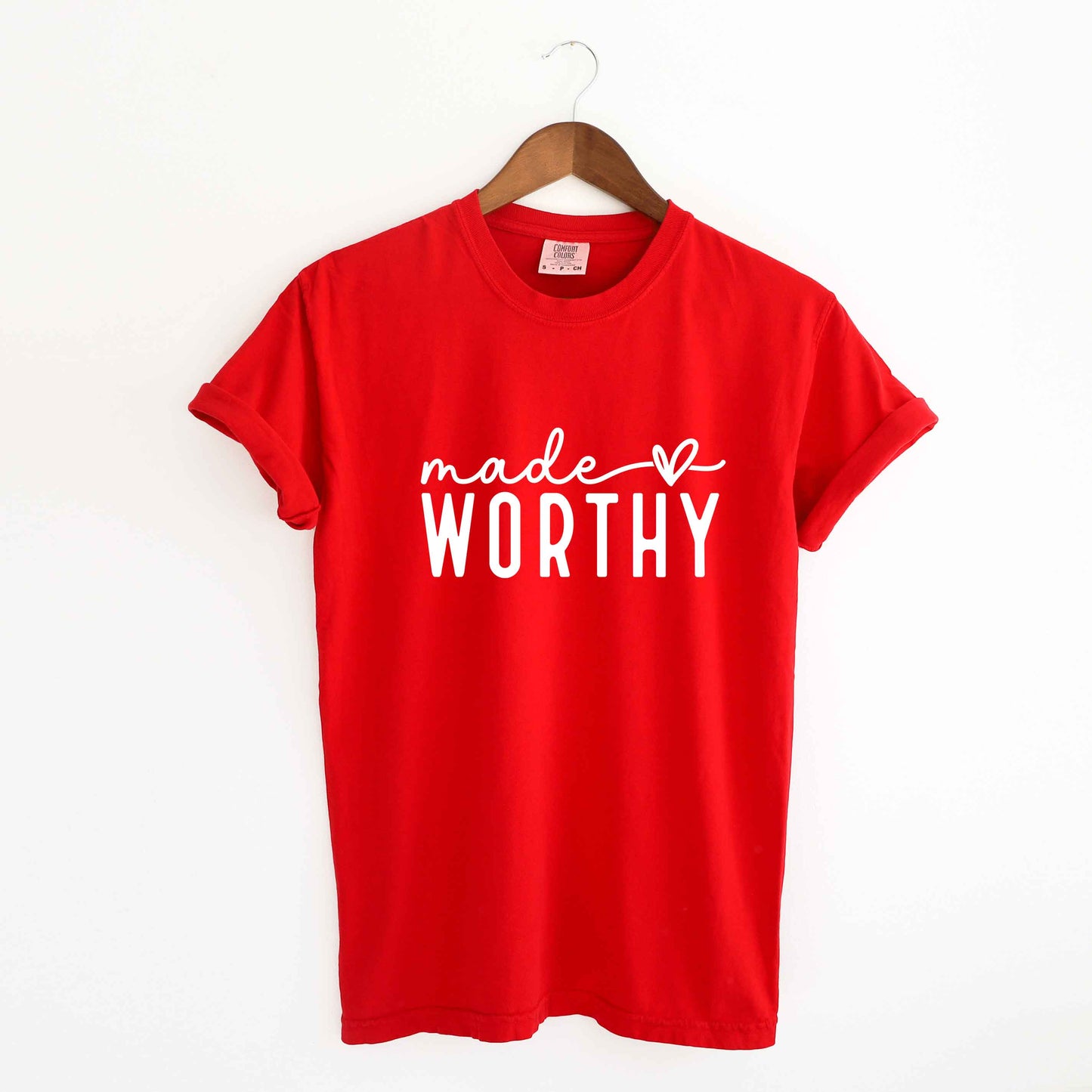 Made Worthy Heart | Garment Dyed Tee