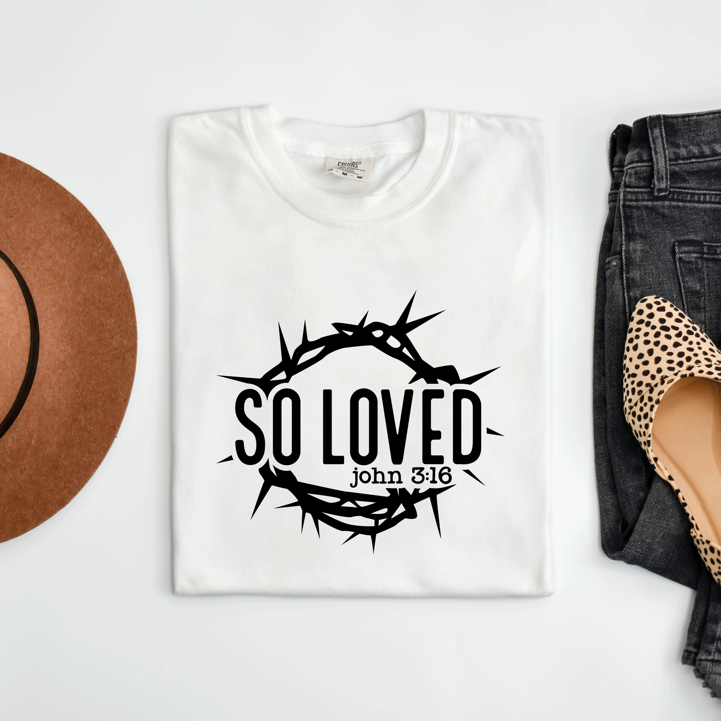 So Loved Scripture | Garment Dyed Tee