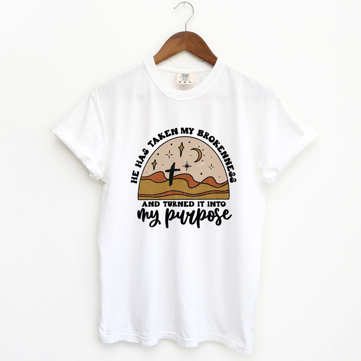 Brokenness To Purpose Desert | Garment Dyed Tee