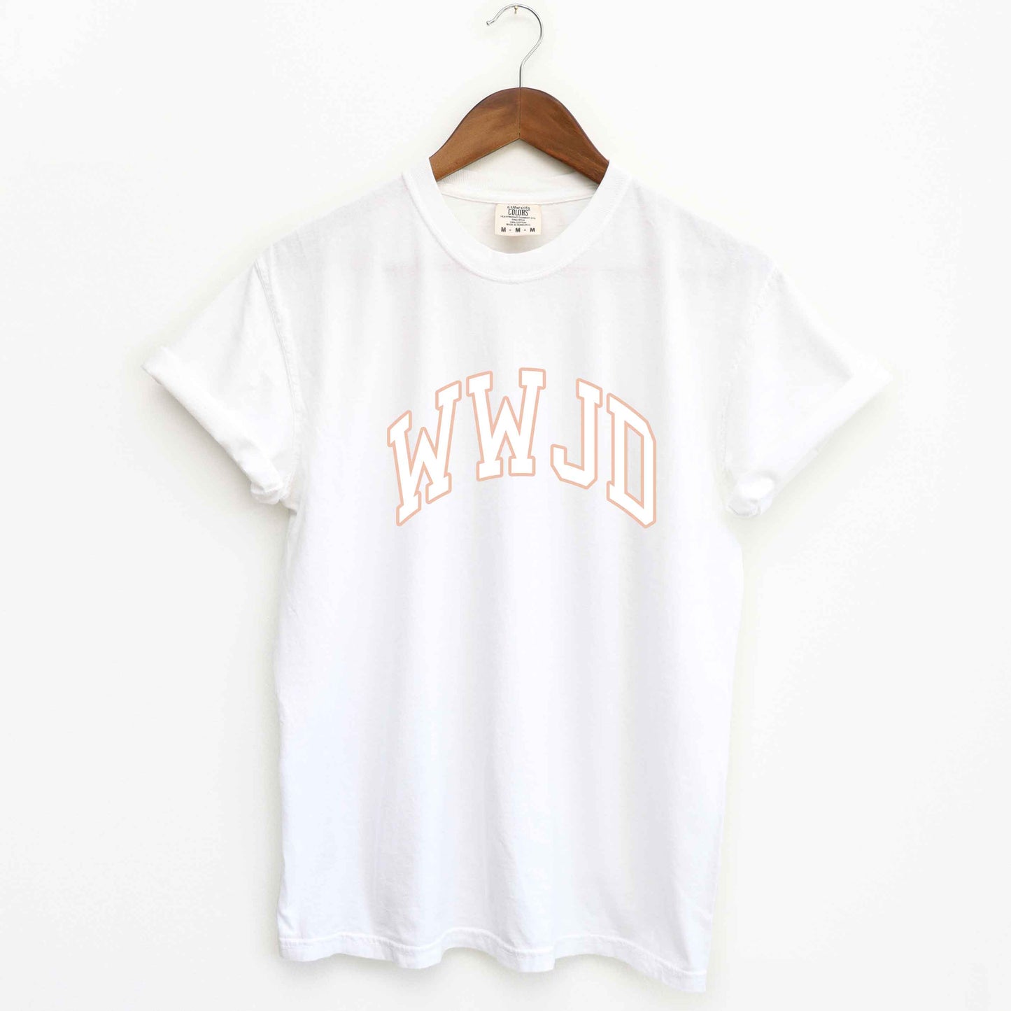 WWJD Varsity | Garment Dyed Tee