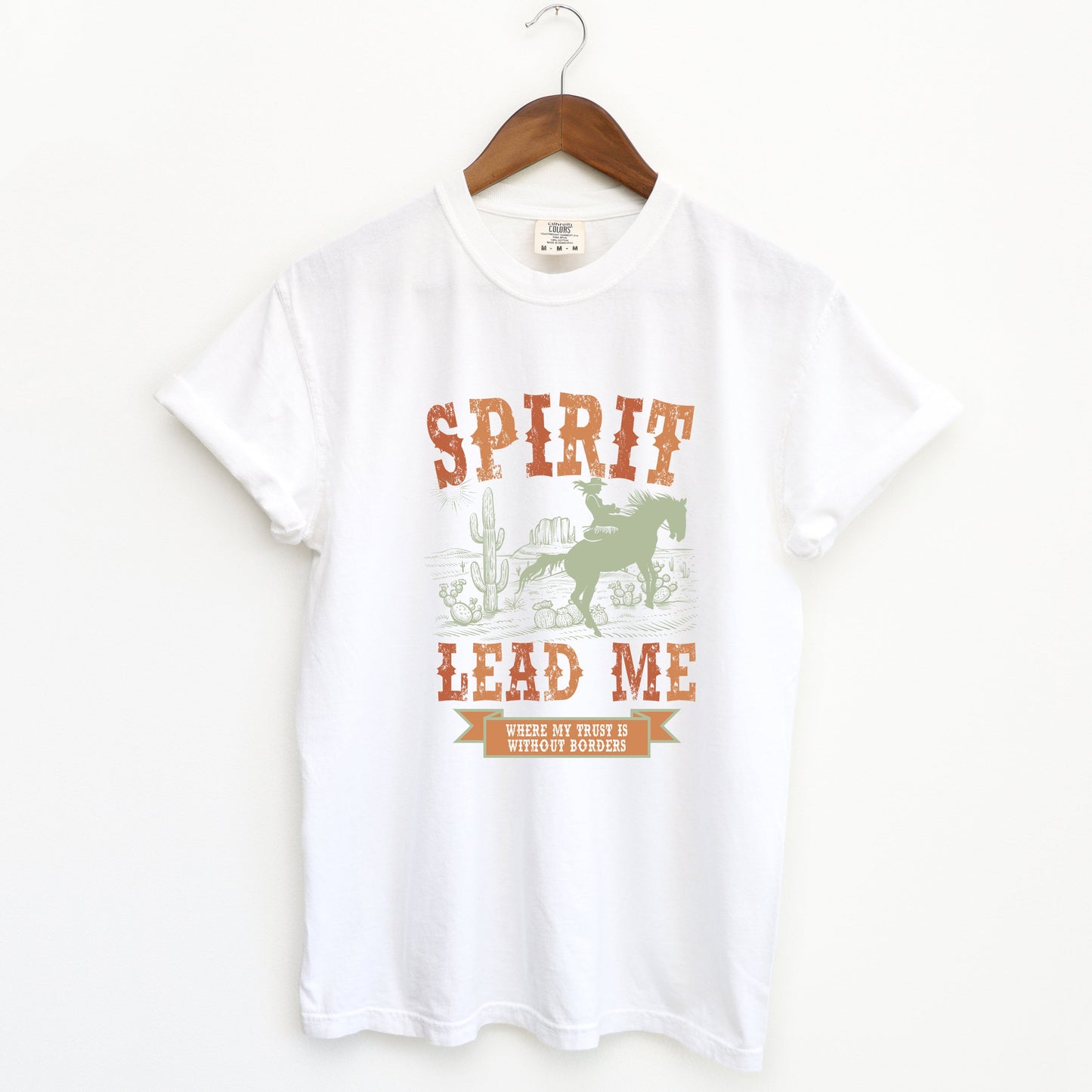 Spirit Lead Me Western | Garment Dyed Tee