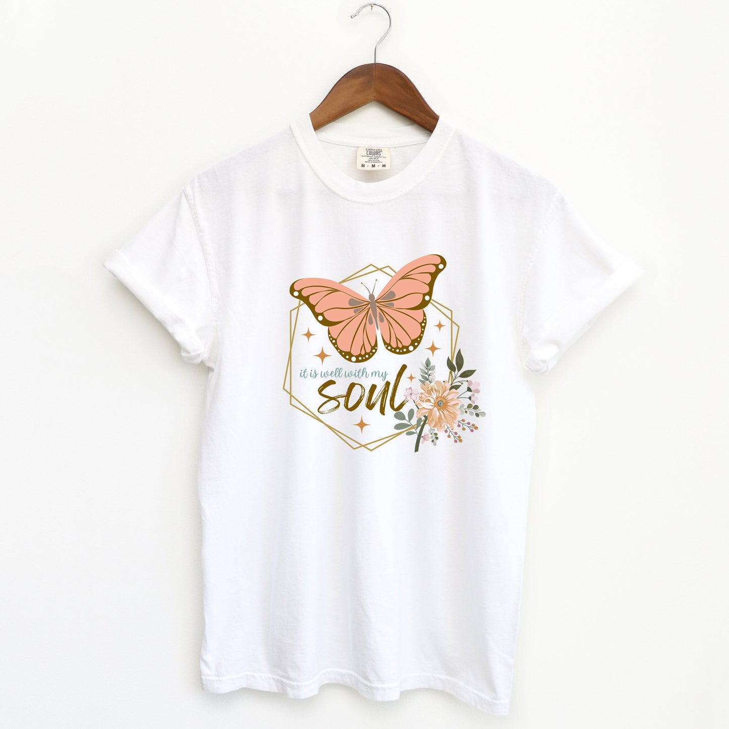 It Is Well Butterfly | Garment Dyed Tee