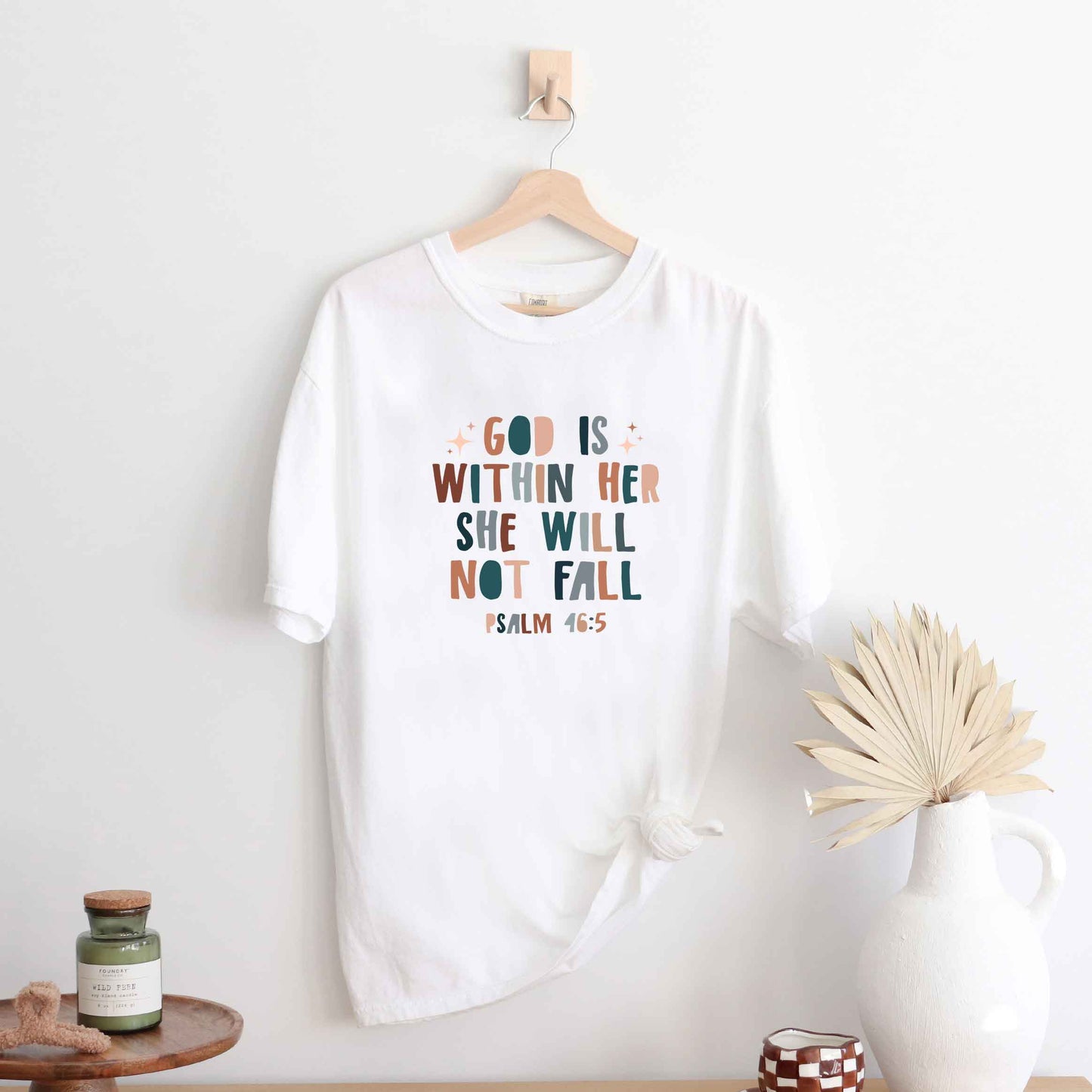 She Will Not Fall | Garment Dyed Tee