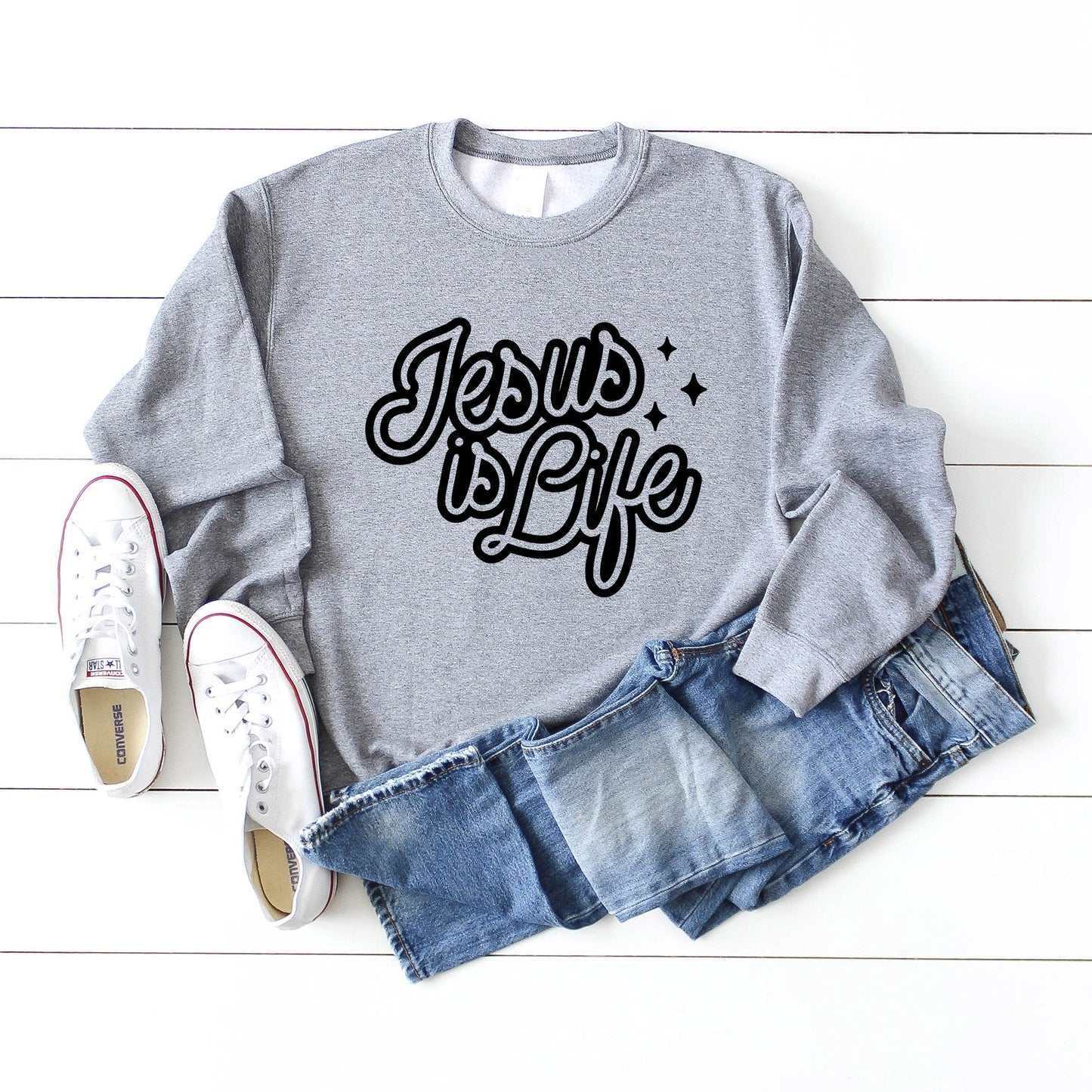 Jesus Is Life | Sweatshirt