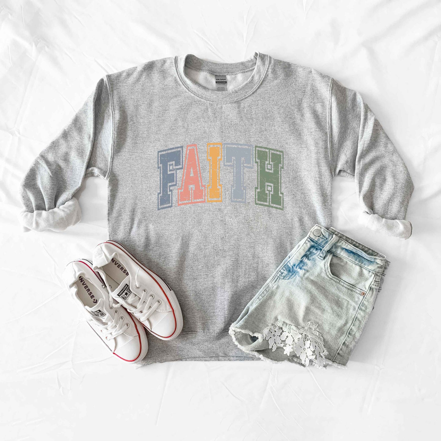 Faith Varsity | Sweatshirt