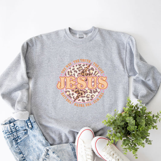 Jesus Leopard | Sweatshirt