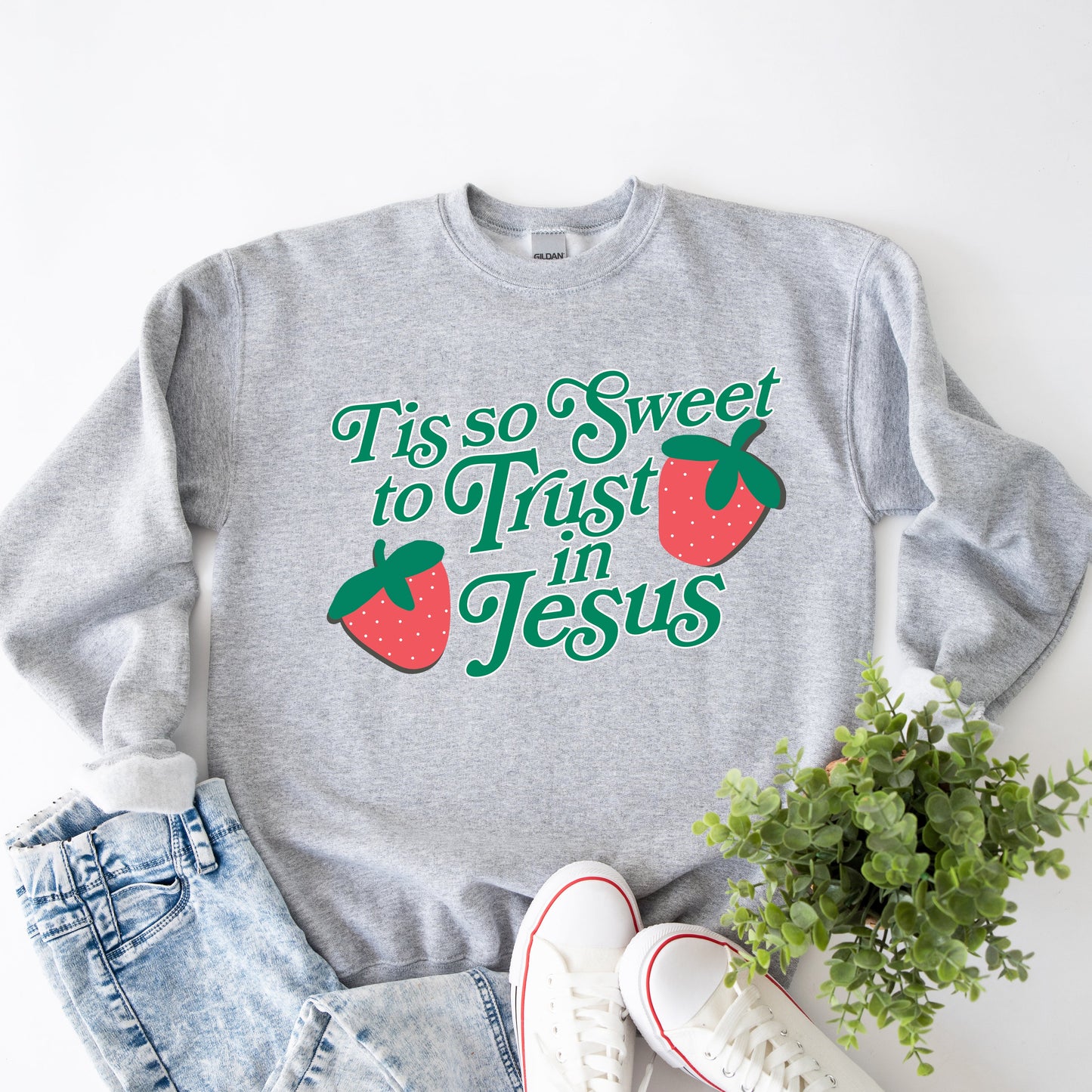 Tis So Sweet To Trust In Jesus | Sweatshirt