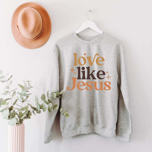 Love Like Jesus Stars | Sweatshirt