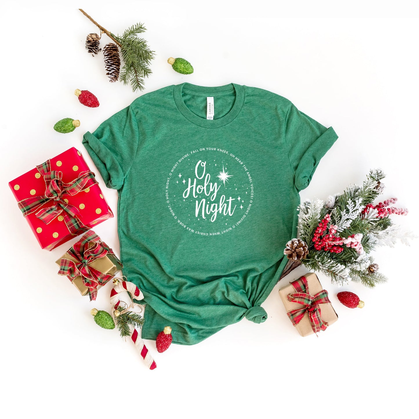 Holy Night Stars | Short Sleeve Crew Neck