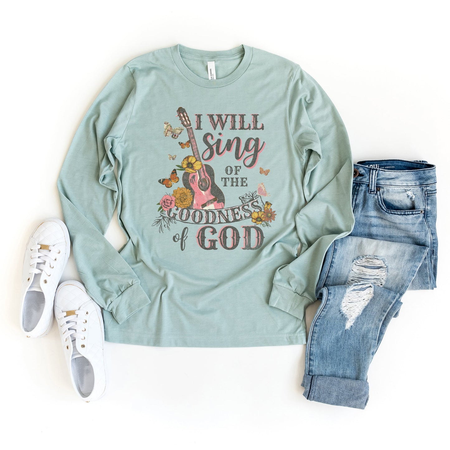 Sing The Goodness Of God | Long Sleeve Crew Neck