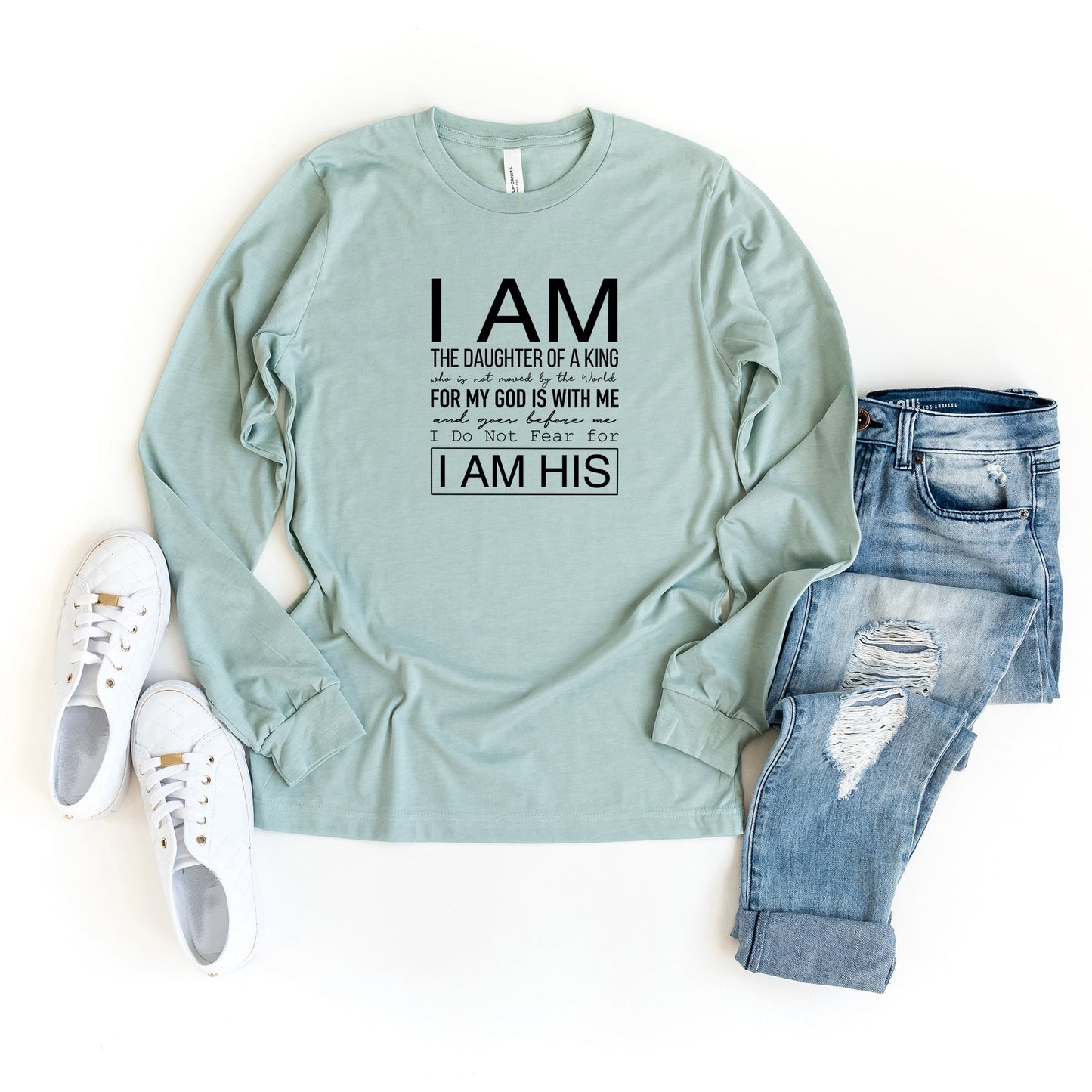 I Am The Daughter Of The King | Long Sleeve Crew Neck