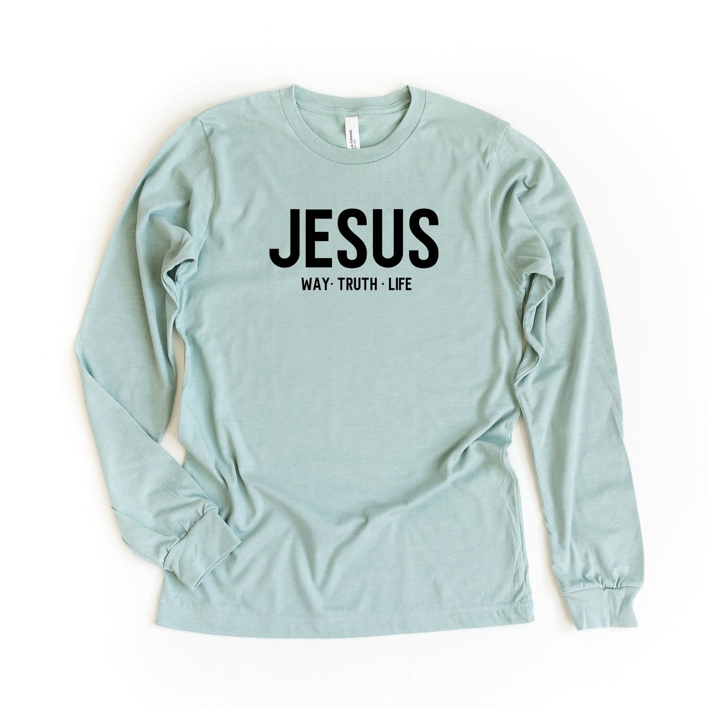 Jesus Way Truth Life | Long Sleeve Crew Neck