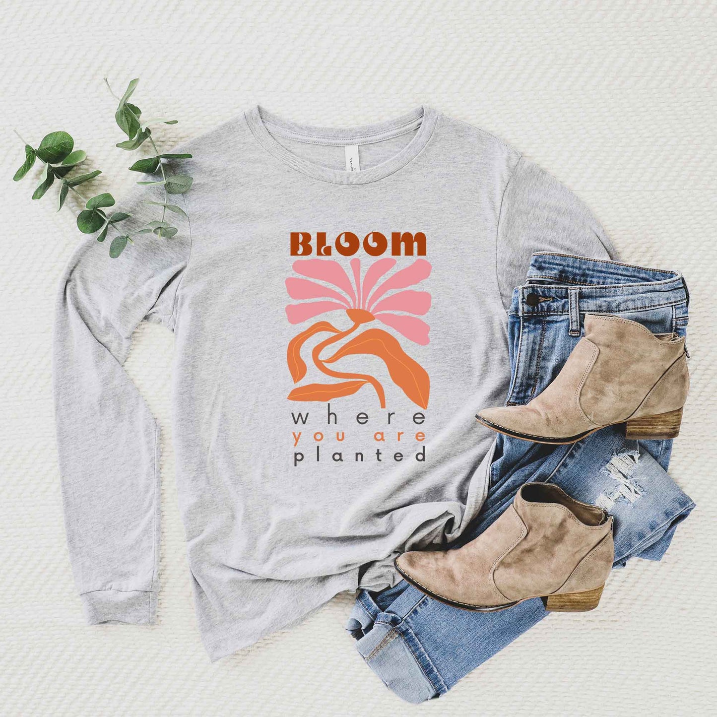 Bloom Boho | Long Sleeve Crew Neck