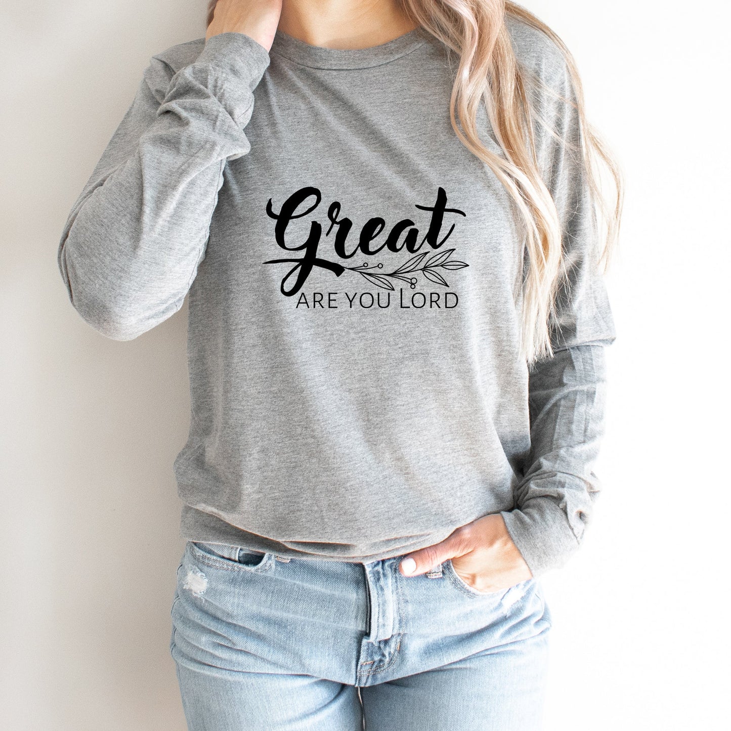 Great Are You Lord | Long Sleeve Crew Neck