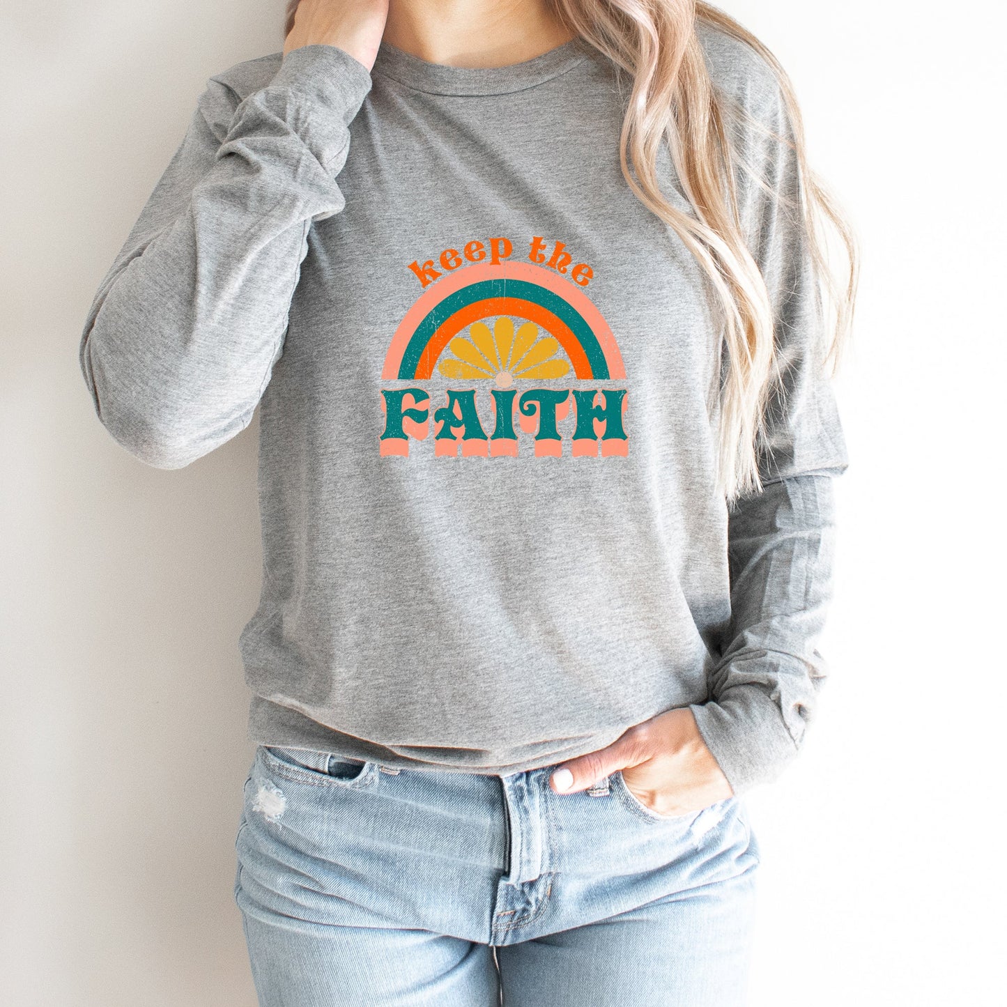 Keep The Faith | Long Sleeve Crew Neck