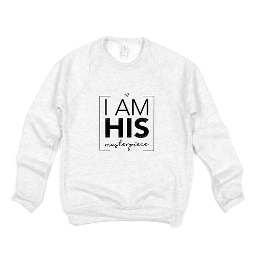 I Am His Masterpiece | Bella Canvas Premium Sweatshirt