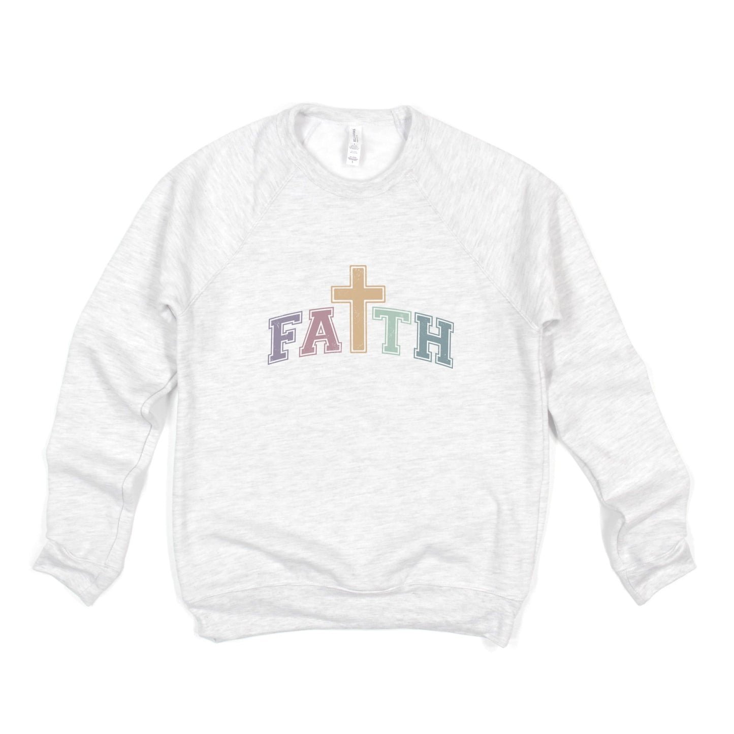 Faith Cross | Bella Canvas Premium Sweatshirt