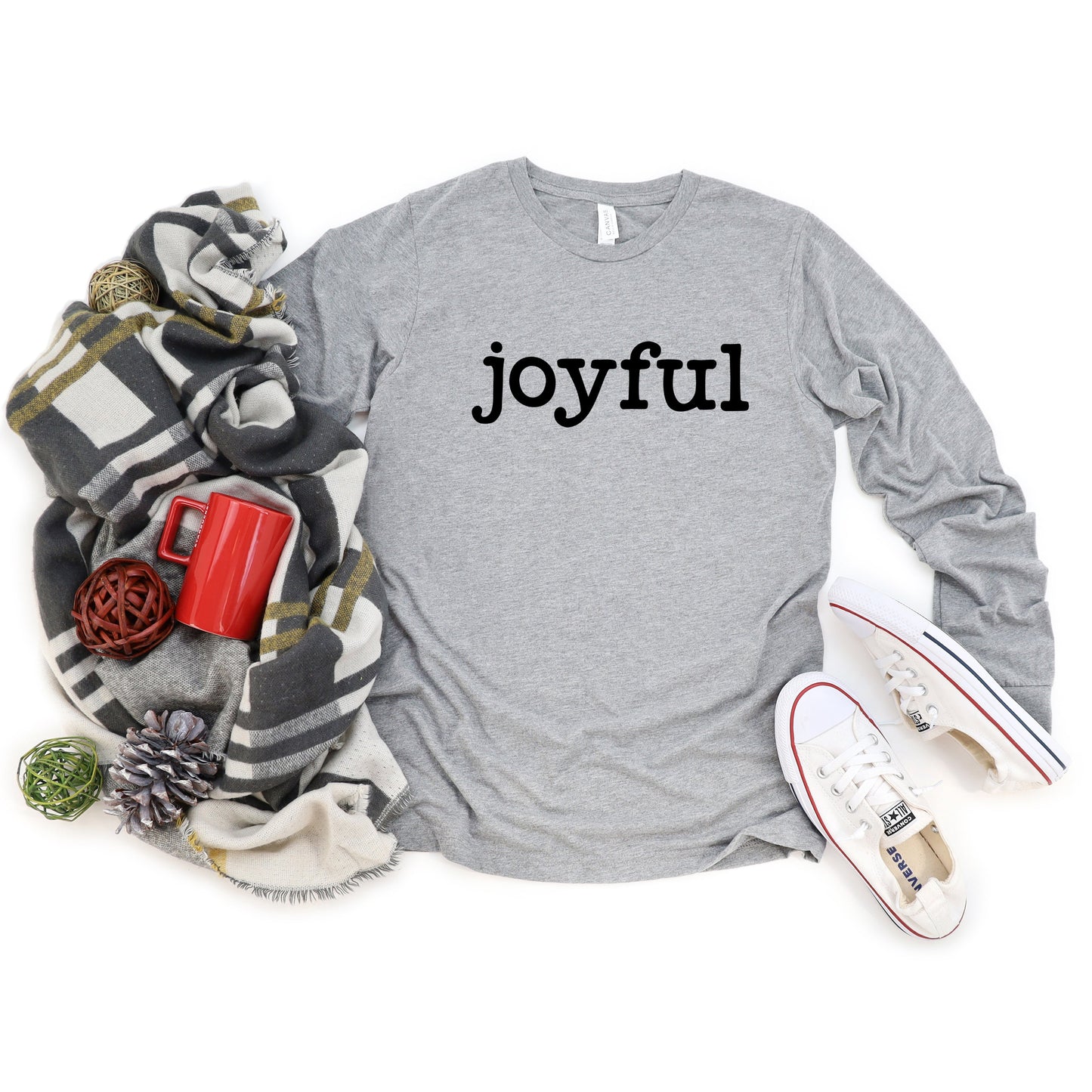 Joyful Bold | Long Sleeve Crew Neck