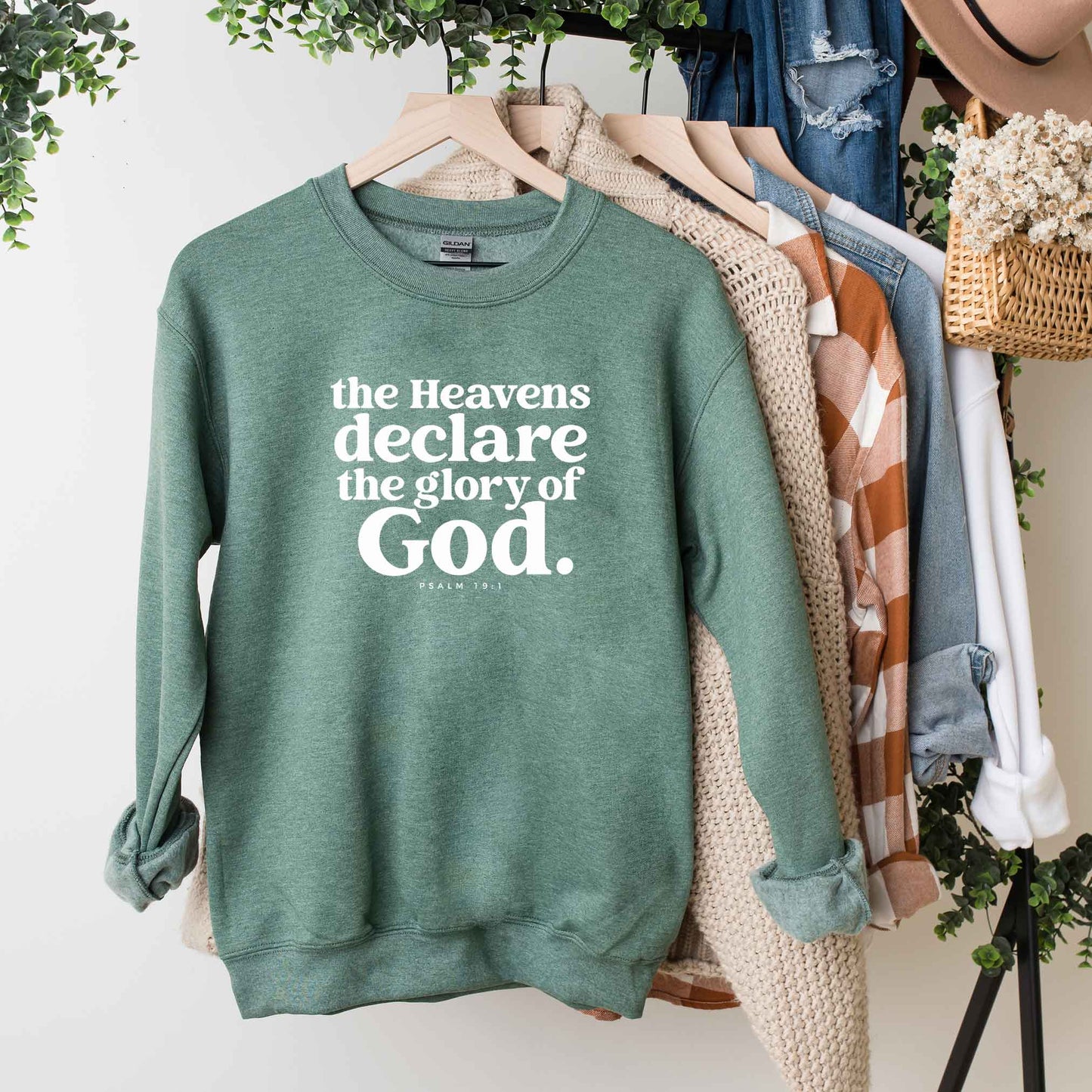 The Glory Of God Scripture | Sweatshirt