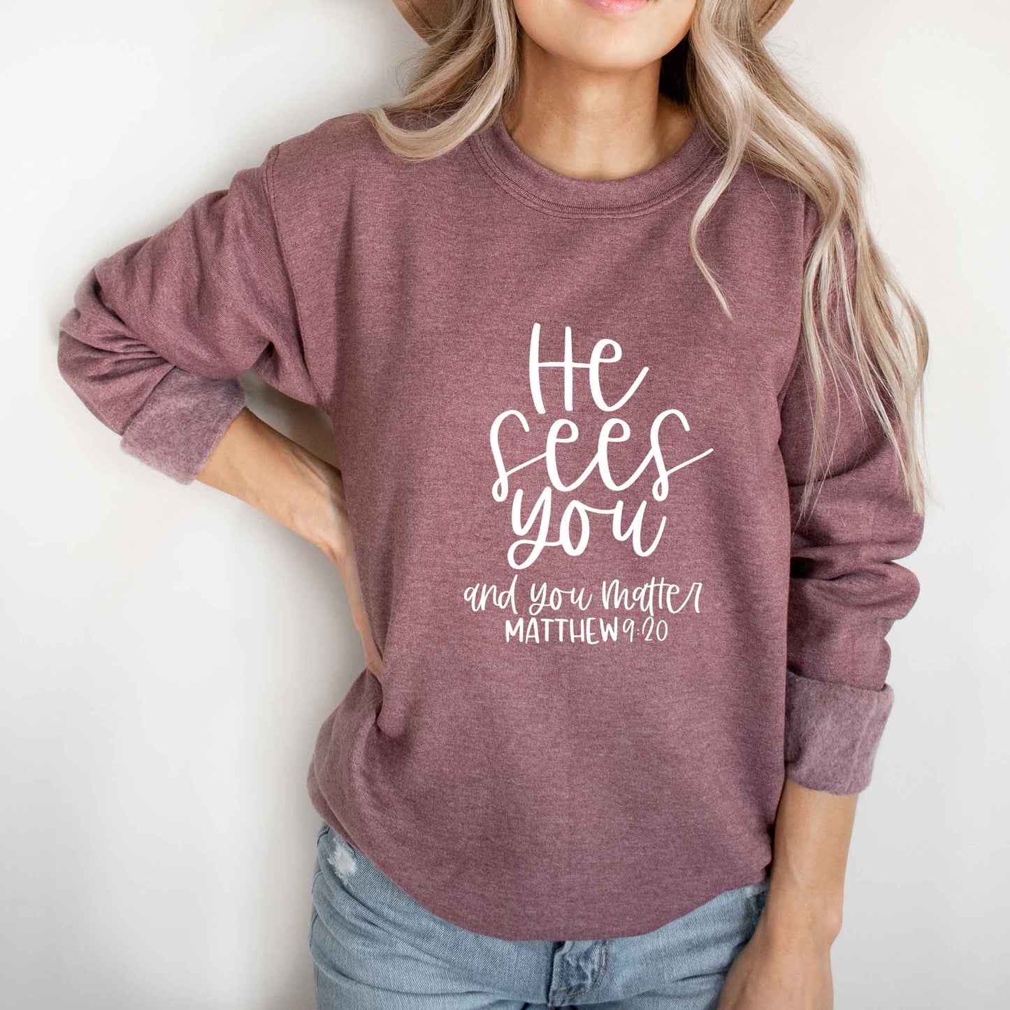 He Sees You | Sweatshirt