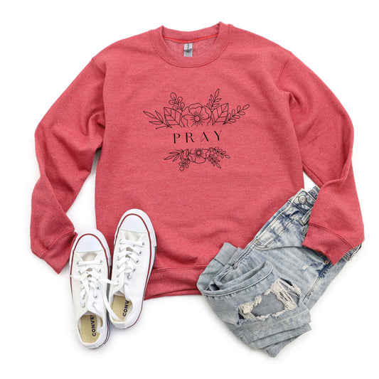 Pray Floral | Sweatshirt