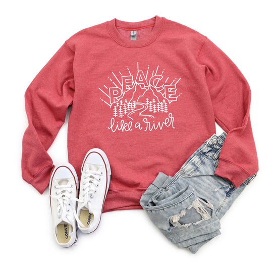 Peace Like A River Mountains | Sweatshirt