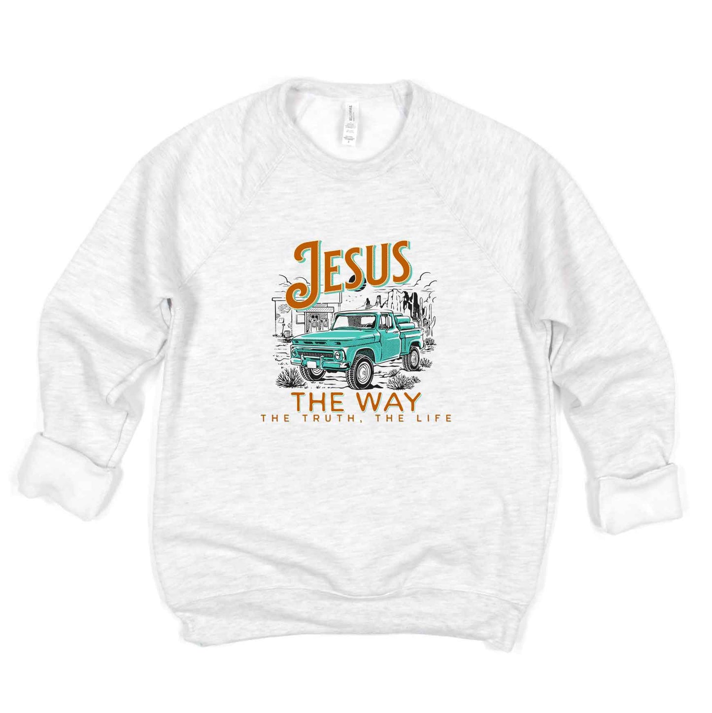 Way Truth Life Truck | Bella Canvas Premium Sweatshirt