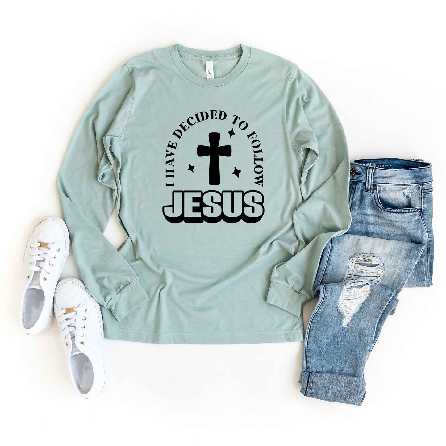 Decided To Follow Jesus | Long Sleeve Crew Neck