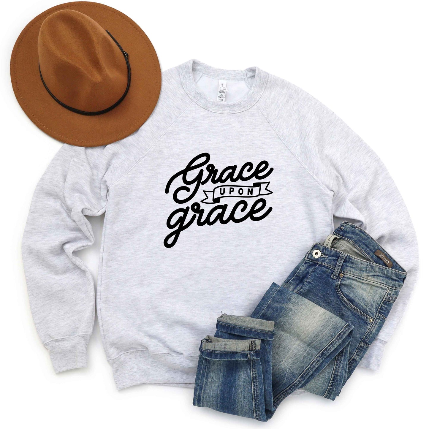 Grace Upon Grace | Bella Canvas Premium Sweatshirt