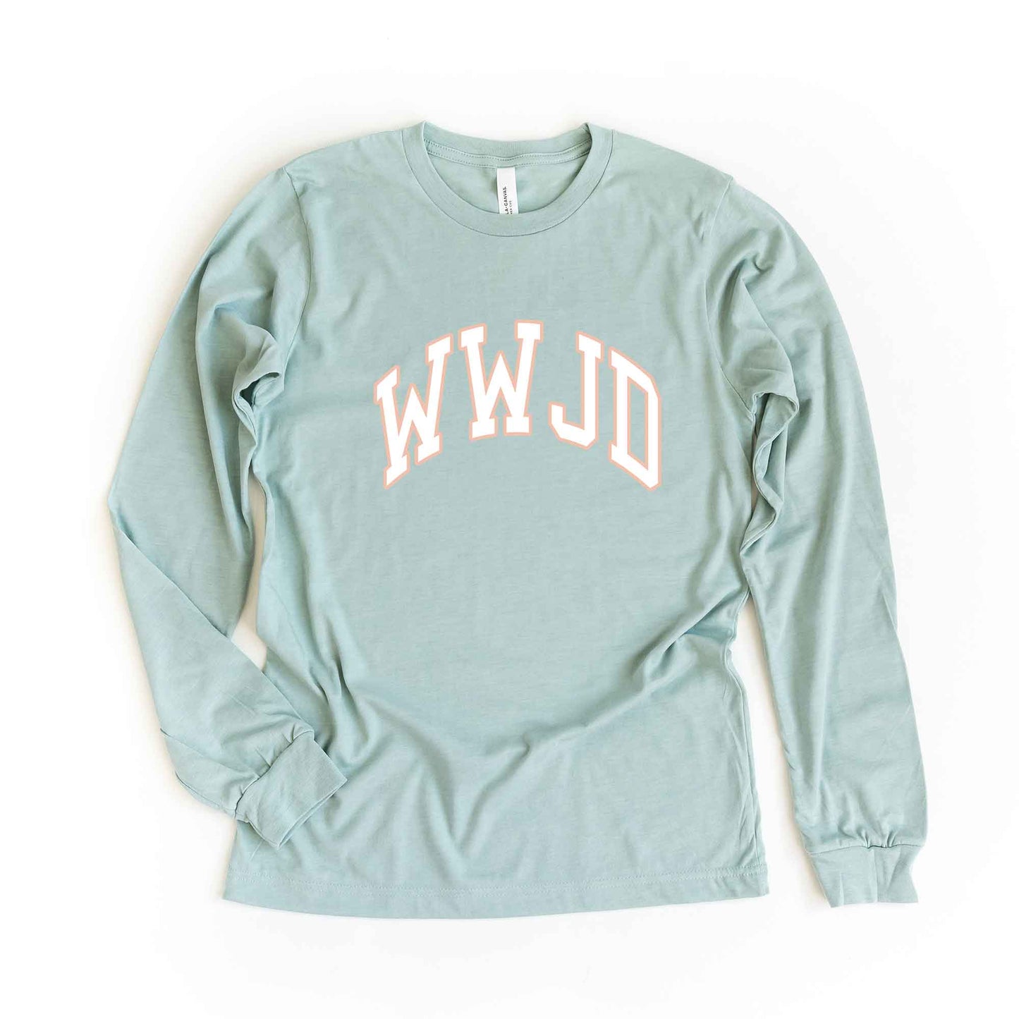 WWJD Varsity | Long Sleeve Crew Neck