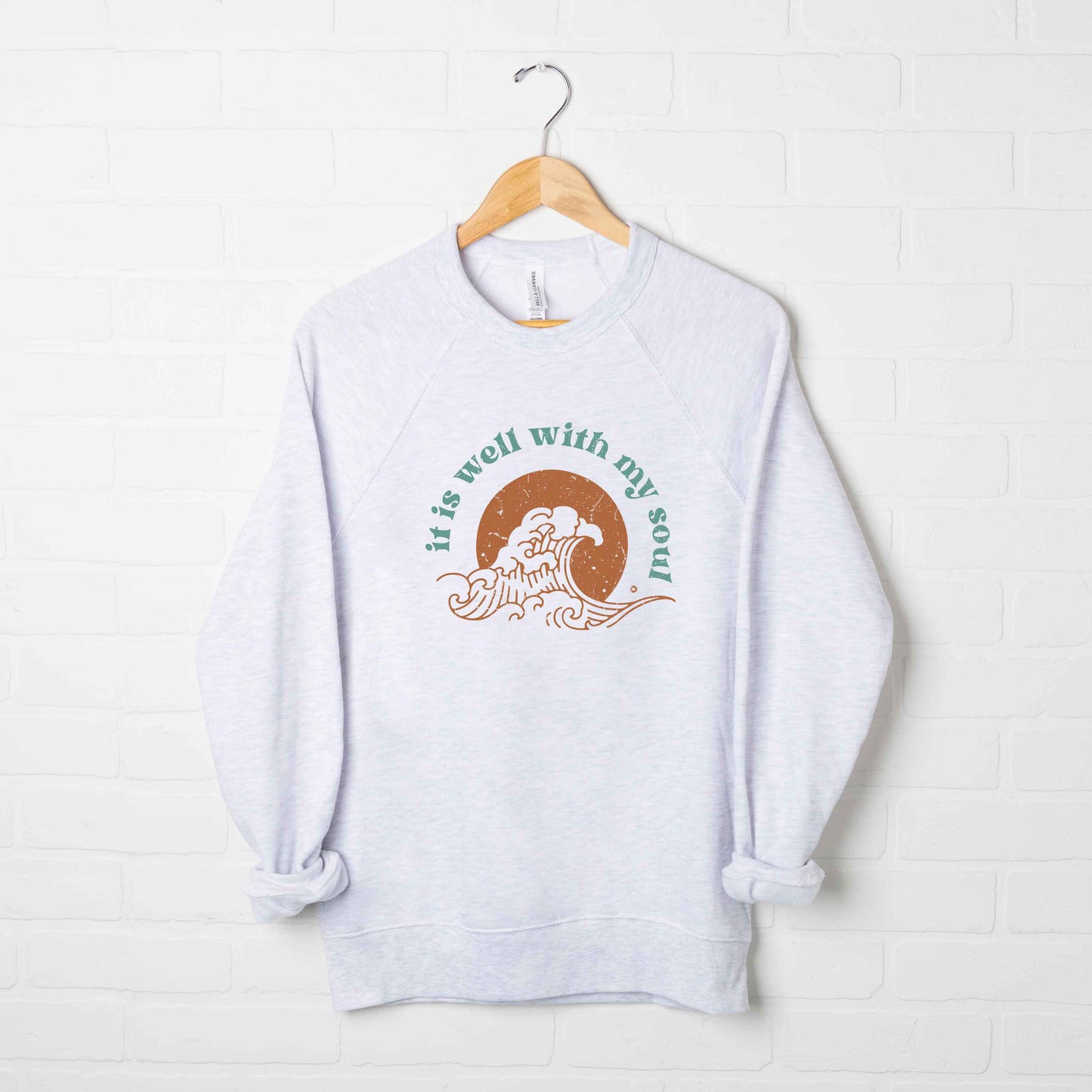 It Is Well Colorful | Bella Canvas Premium Sweatshirt