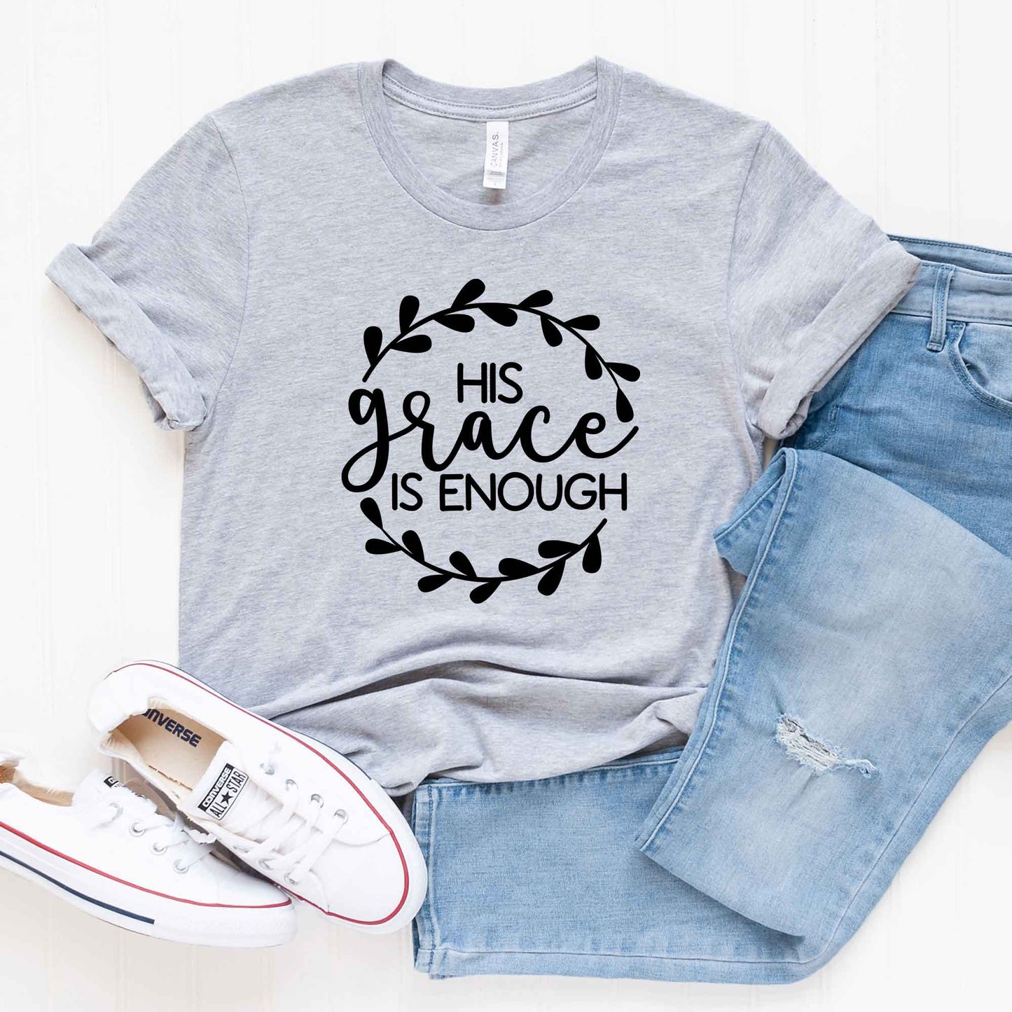 His Grace Is Enough | Short Sleeve Crew Neck