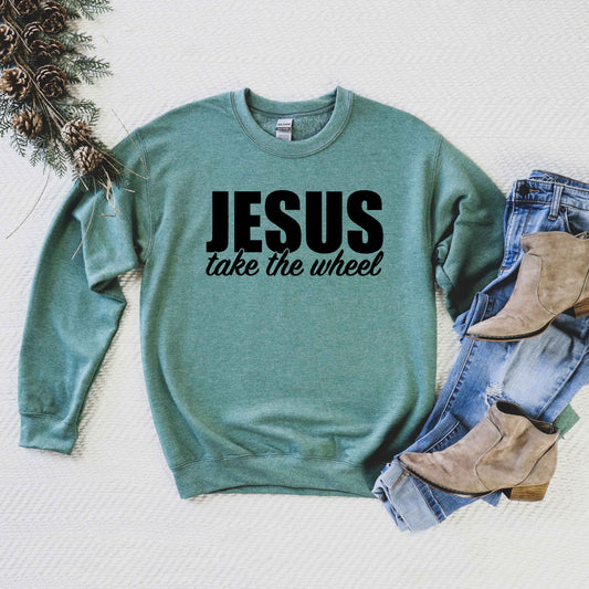 Jesus Take The Wheel | Sweatshirt