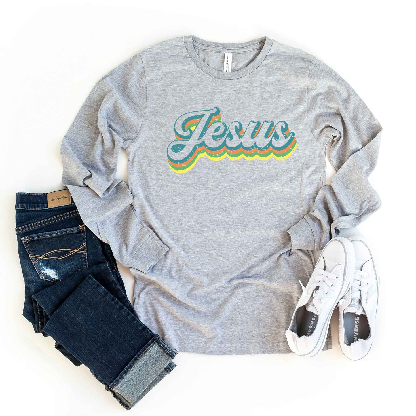 Vintage Jesus | Long Sleeve Crew Neck