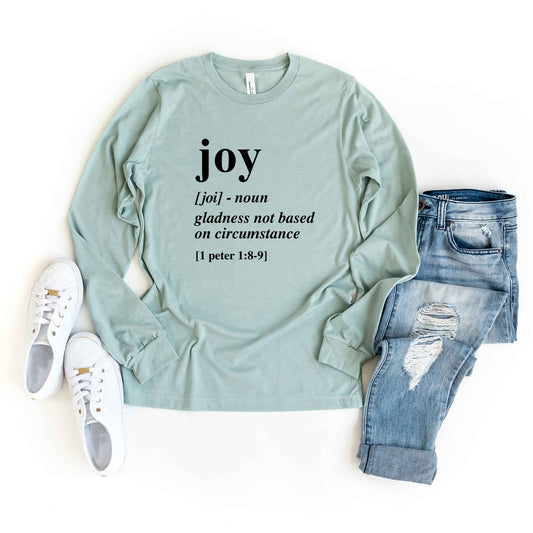 Joy Scripture | Long Sleeve Crew Neck