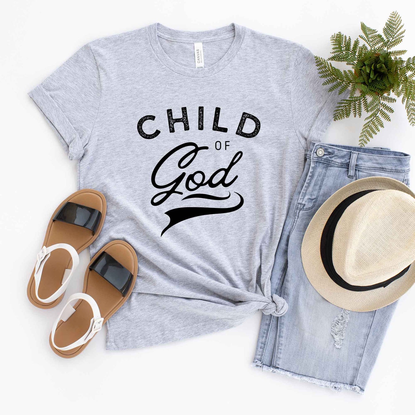 Child Of God Distressed | Short Sleeve Crew Neck