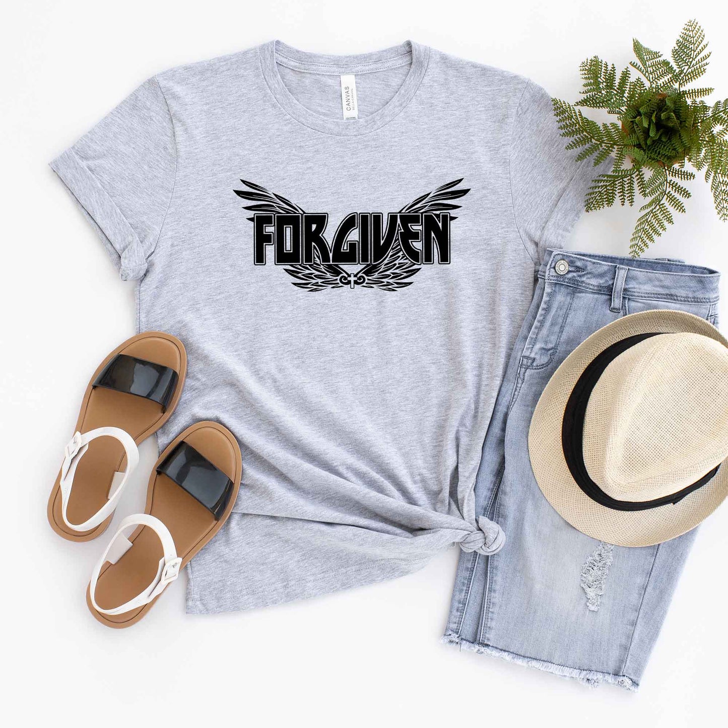 Forgiven Wings | Short Sleeve Crew Neck