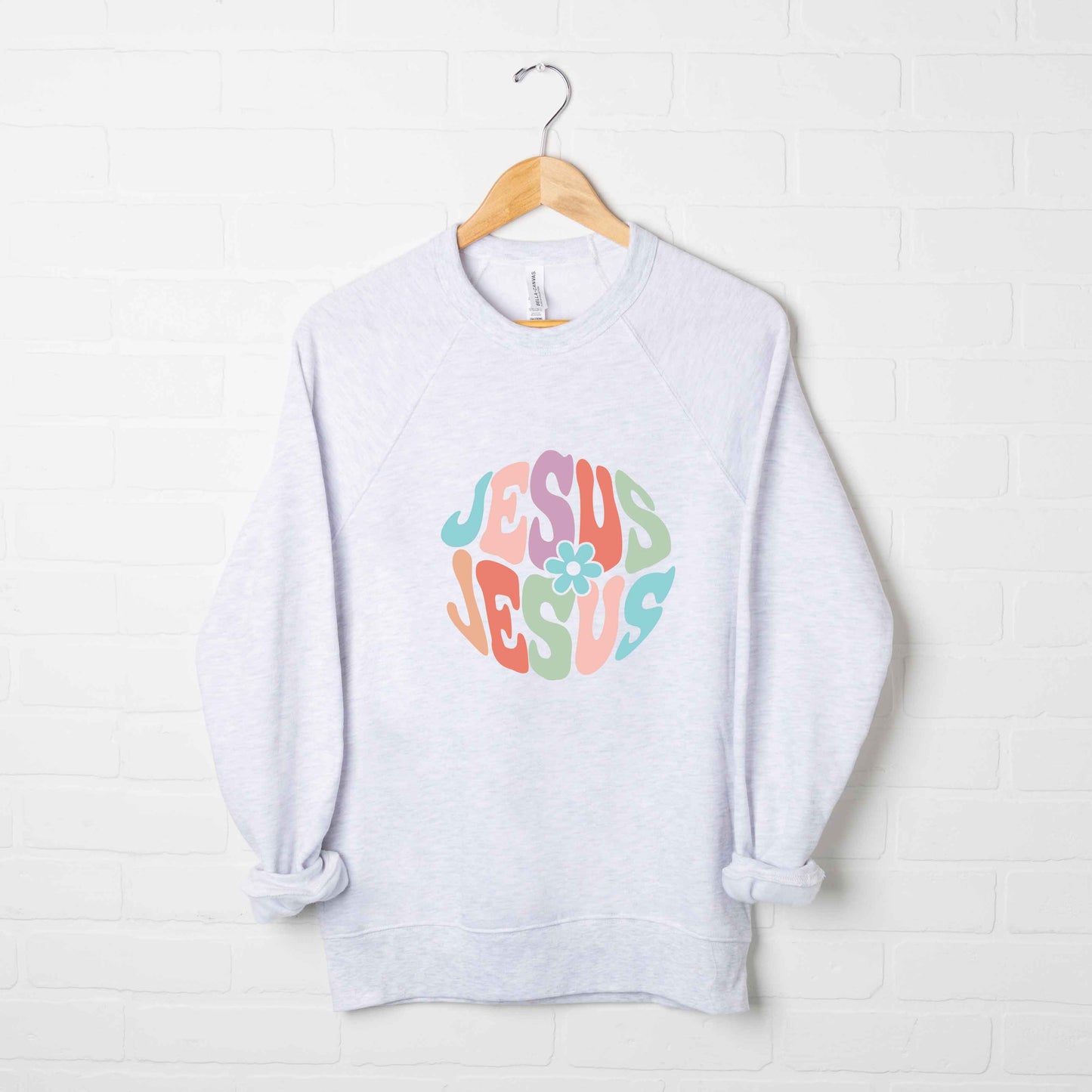 Jesus Flowers | Bella Canvas Premium Sweatshirt