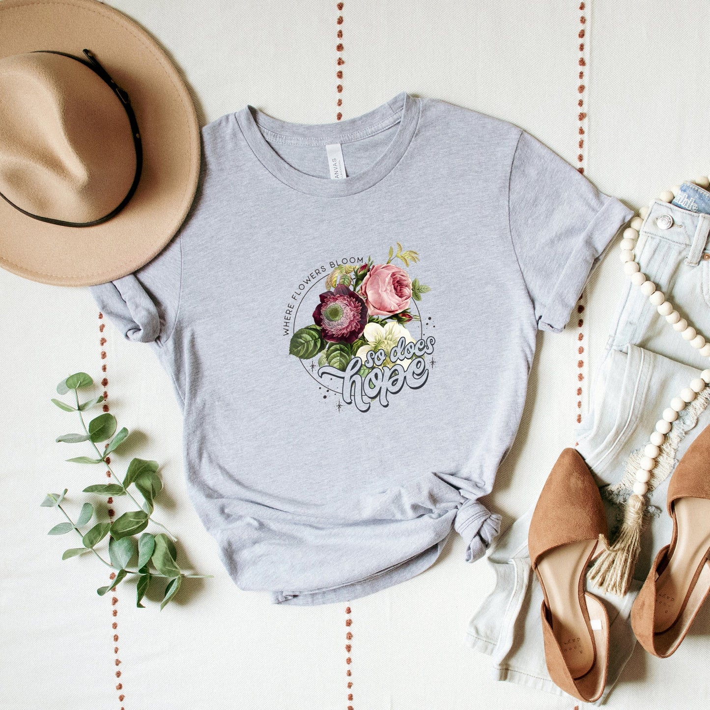 Where Flowers Bloom | Short Sleeve Crew Neck