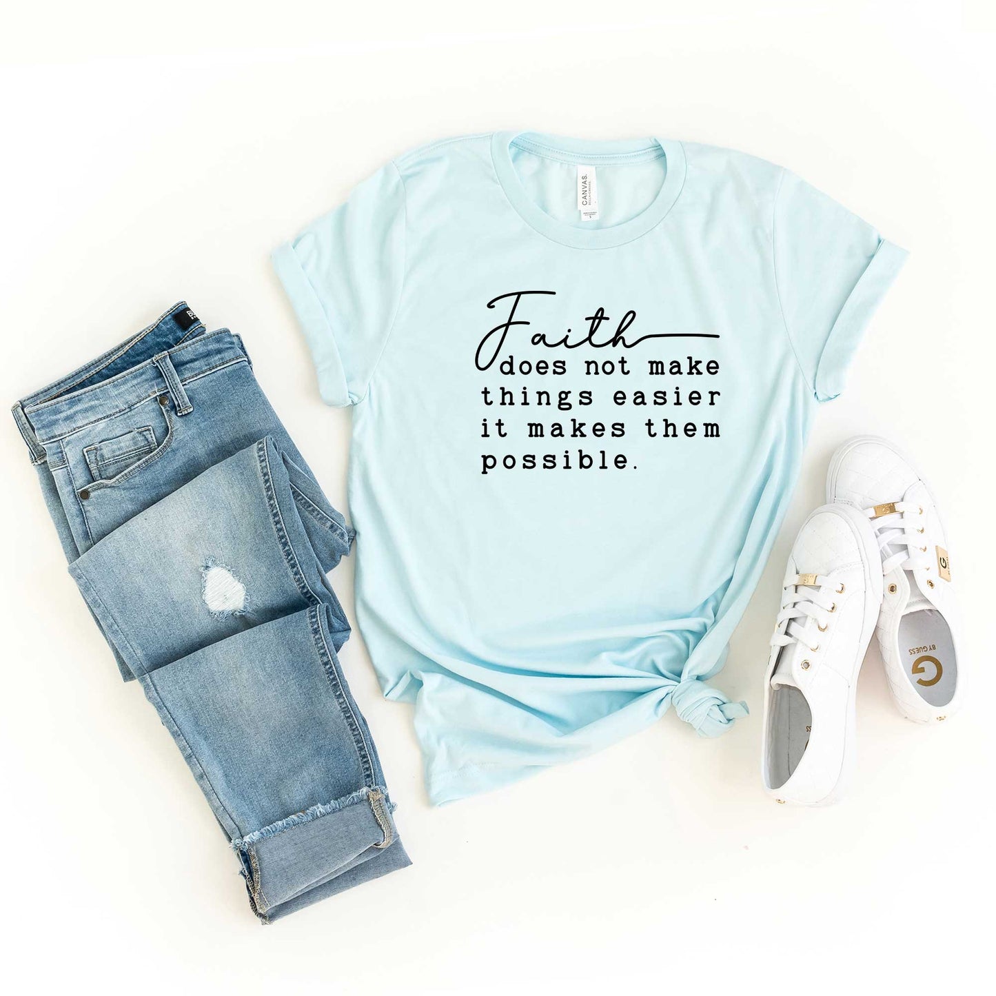 Faith Makes It Possible | Short Sleeve Crew Neck