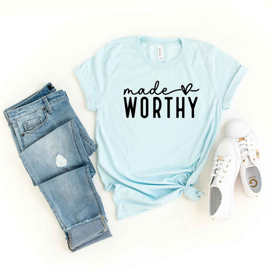 Made Worthy Heart | Short Sleeve Crew Neck