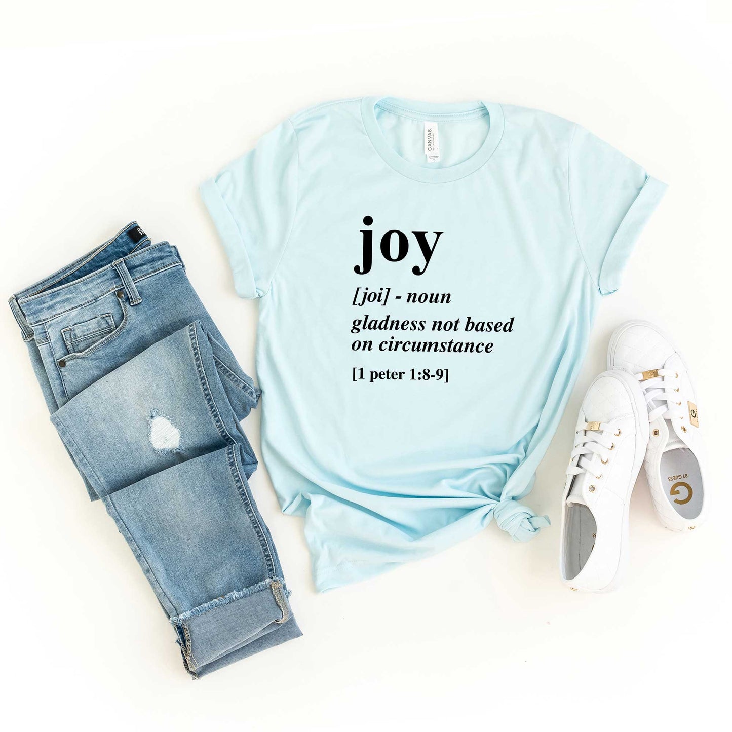 Joy Scripture | Short Sleeve Crew Neck