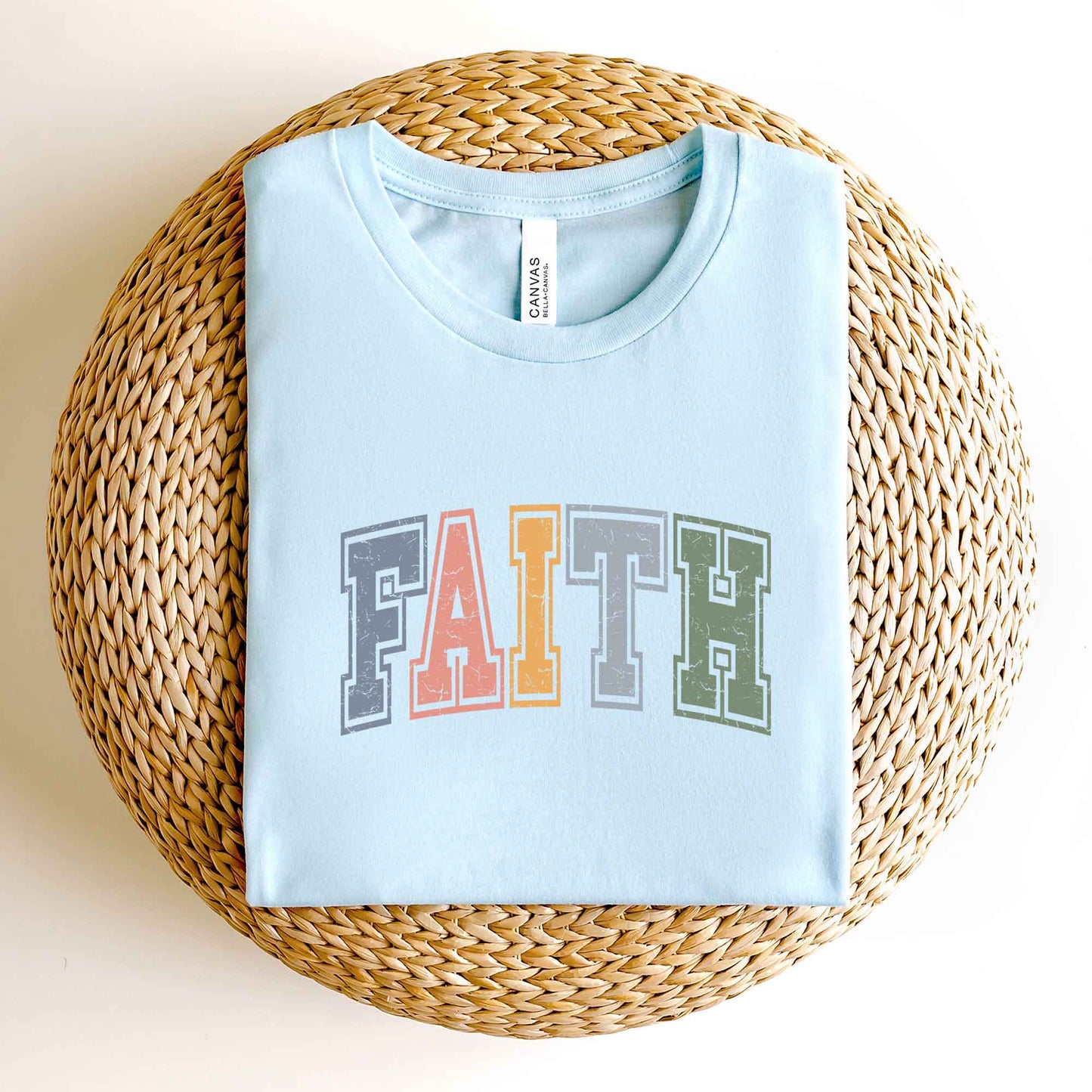 Faith Varsity | Short Sleeve Crew Neck